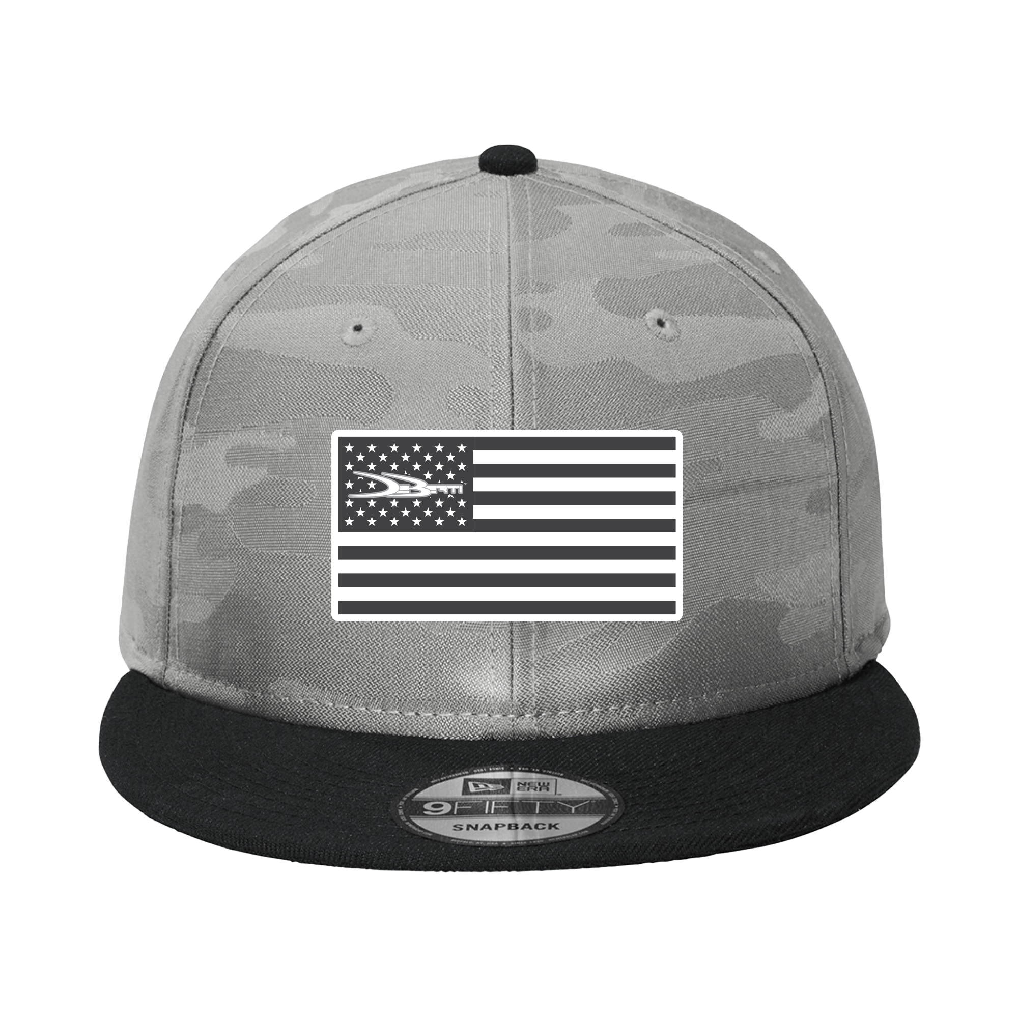 American flag DeBerti camo Snapback Hat | DeBerti - Deberti